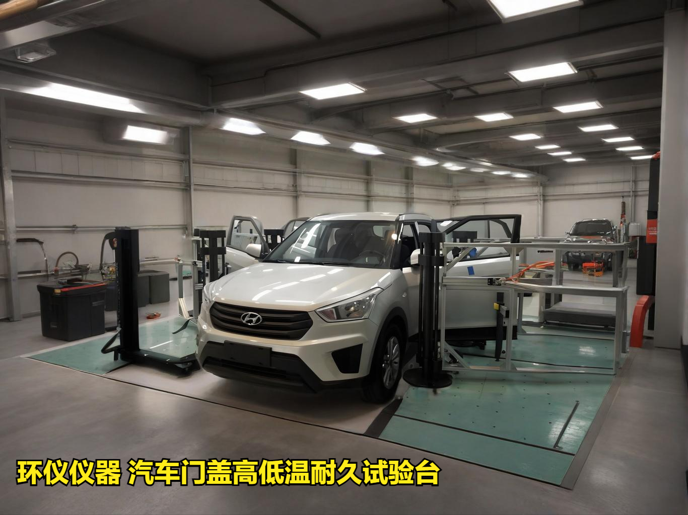 汽车门盖高低温耐久试验台(图1) 汽车门盖高低温耐久试验台(图1)